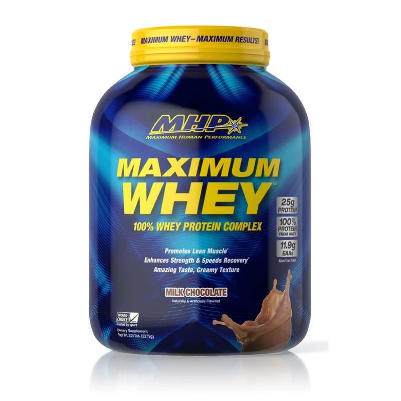MHP Maximum Whey 100% Whey Protein Complex - 5LBS Milk Chocolate