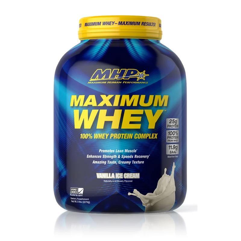MHP Maximum Whey 100% Whey Protein Complex - 5LBS Vanilla Cream