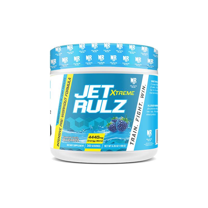 Muscle Rulz Jet Rulz Xtreme Pre-workout 30 servings Blue Razz