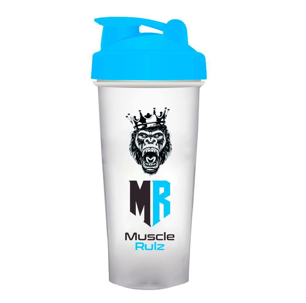 Muscle Rulz King Series Protein Shaker White
