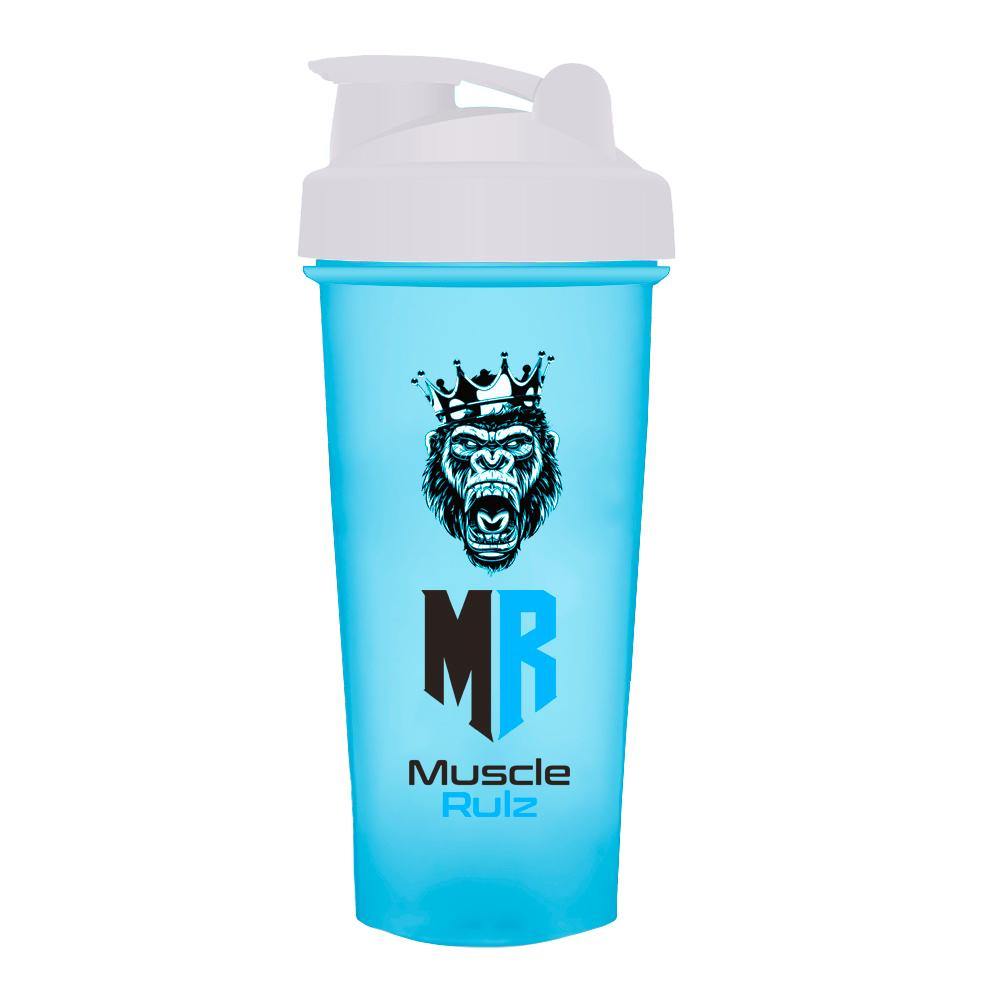 Muscle Rulz King Series Protein Shaker Blue