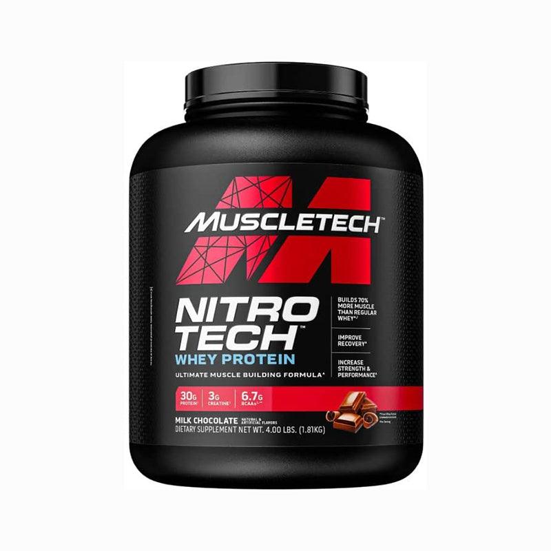 MuscleTech Nitro-Tech Whey Protein 4lbs Milk Chocolate