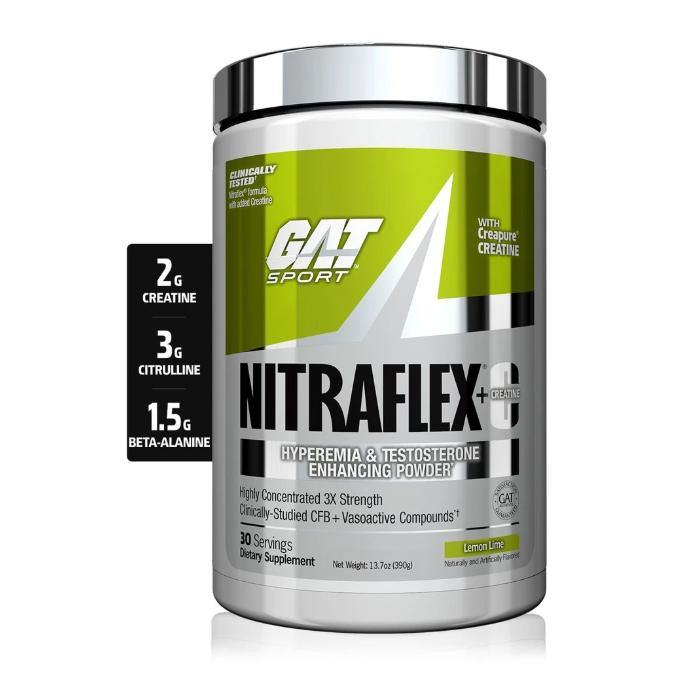 Gat Sport Nitraflex C Pre-workout with Creatine Lemon Lime