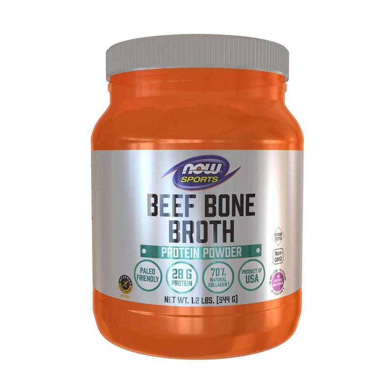 NOW Sports Bone Broth Beef Powder 1.2 lbs