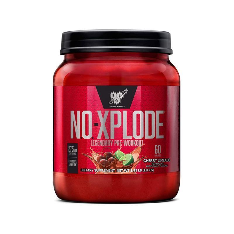 BSN N.O.-Xplode complete pre-workout formula cherry limeade
