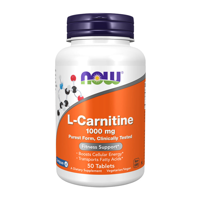 NOW L-Carnitine 1000 mg 50 Tablets