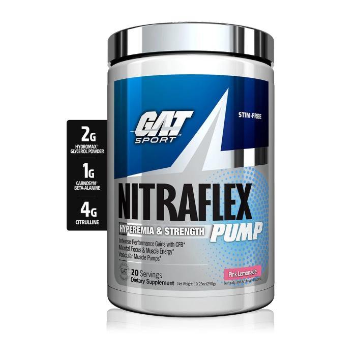 Gat Sport Nitraflex Pump 30 Servings Pink Lemonade