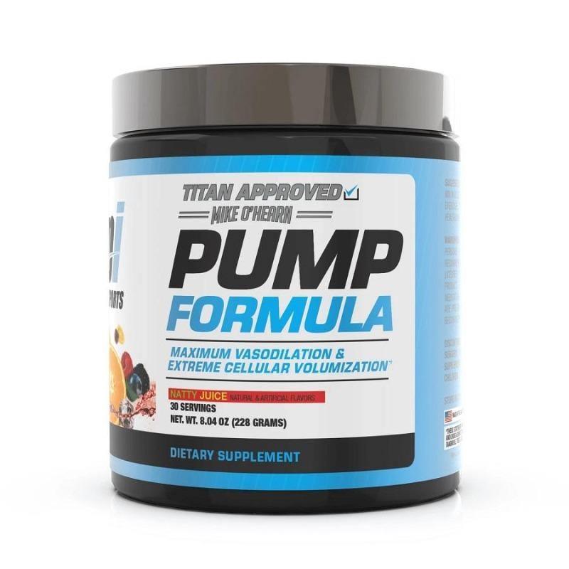 Bpi Sports Pump Formula O'hearn 30 servings natty juice caffeine-free pre-workout