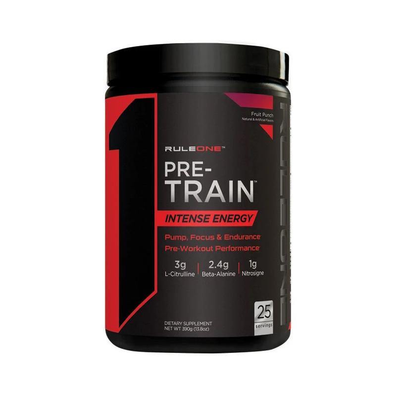 Ruleone Pre-Train Intense Energy 25 Servings Fruit Punch