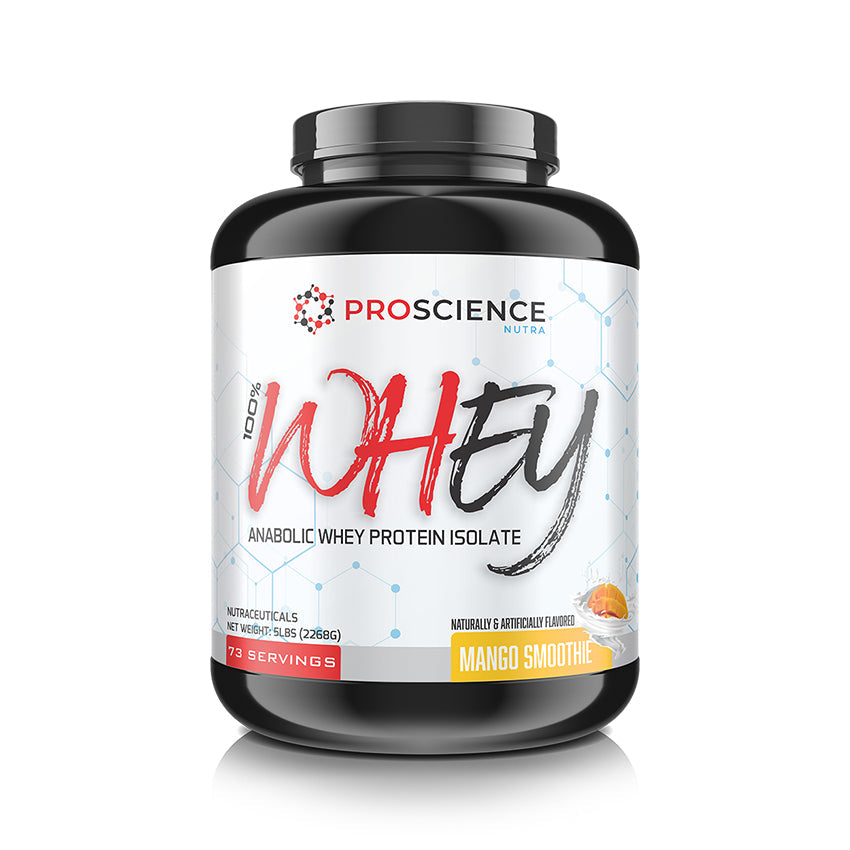 ProScience Nutra Whey Anabolic Whey Protein Isolate 5lbs Mango Smoothie