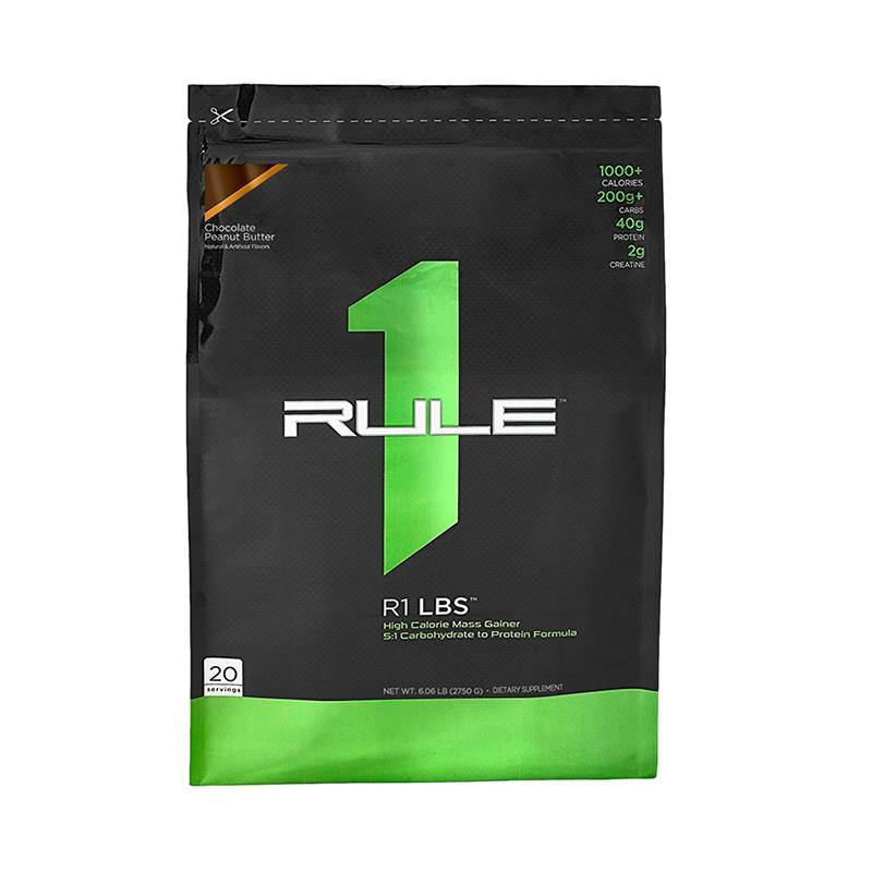 Ruleone R1 LBS High Calorie Mass Gainer 6lbs Chocolate Peanut Butter