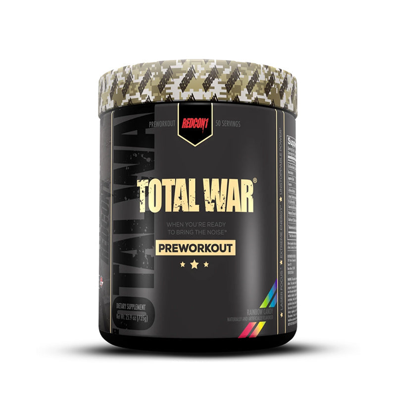 Redcon1 Total War Pre-workout 50 Servings Rainbow Candy