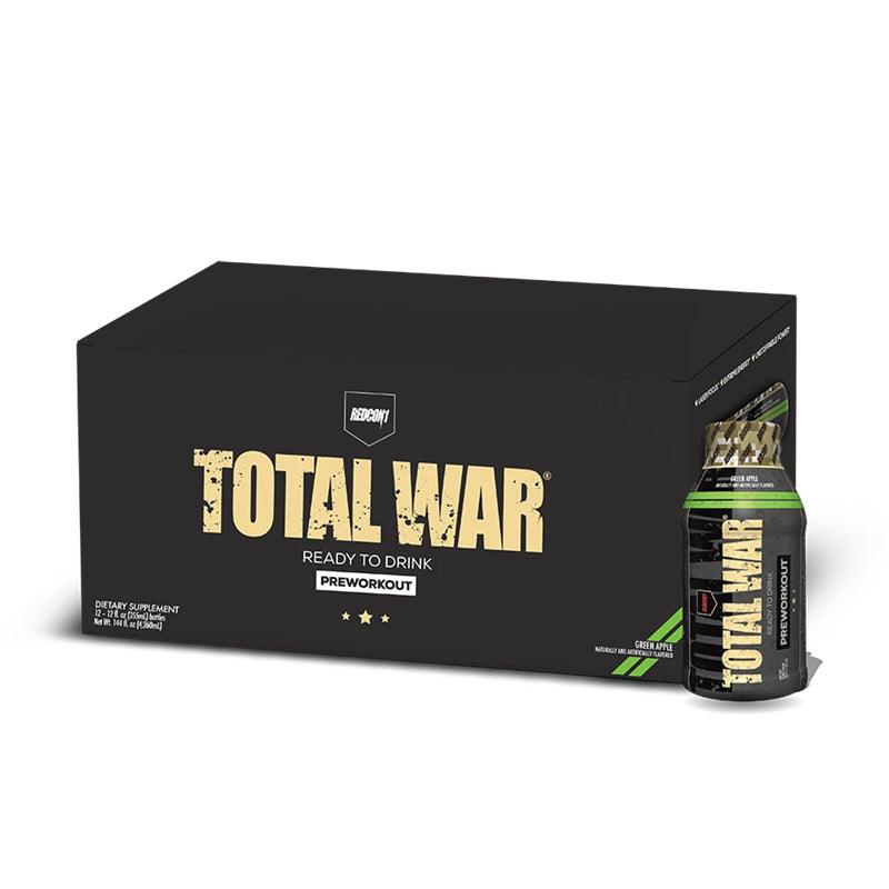 Redcon1 Total War RTD Pre-workout Pack of 12 Green Apple