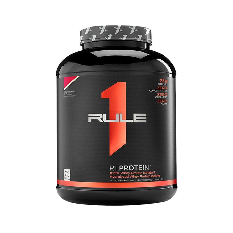 Ruleone R1 Isolate 100% Whey Protein Isolate 5lbs Strawberry Cream