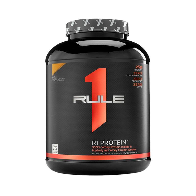 Ruleone R1 Isolate 100% Whey Protein Isolate 5lbs Light Salted Caramel