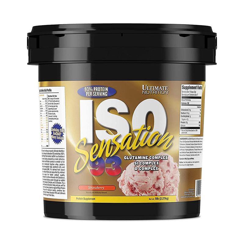 Ultimate Nutrition ISO Sensation 93 5lbs Strawberry
