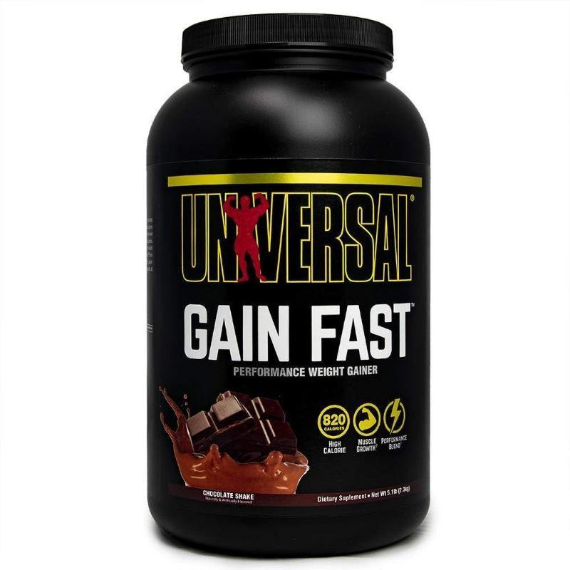 Universal Nutrition Gain Fast 5.1lbs Bag Performance Weight Gainer Chocolate Shake