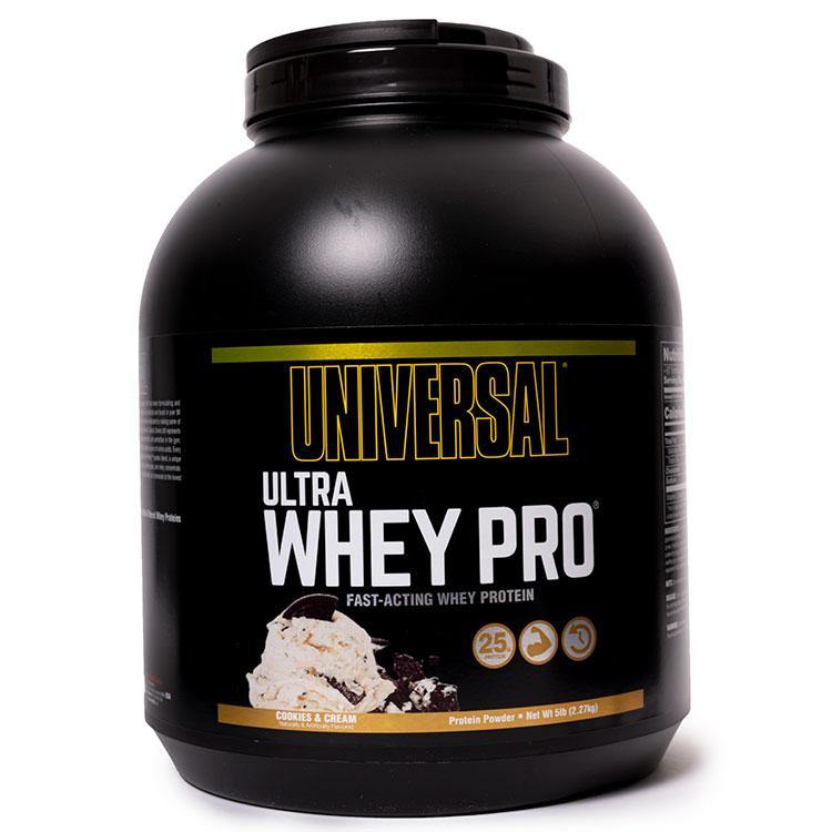 Universal Nutrition Ultra Whey Pro 5lbs Whey Protein Cookies Cream