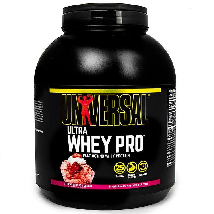 Universal Nutrition Ultra Whey Pro 5lbs Whey Protein Strawberry Ice Cream