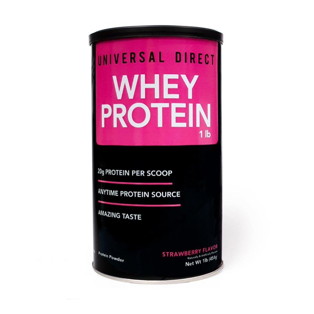 Universal Direct Whey Protein 1lb 20 Gram Protein Strawberry