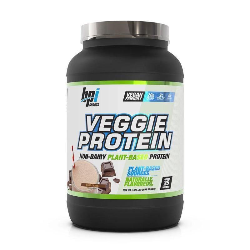 Bpi sports veggie protein 25 serving vegan protein chocolate 