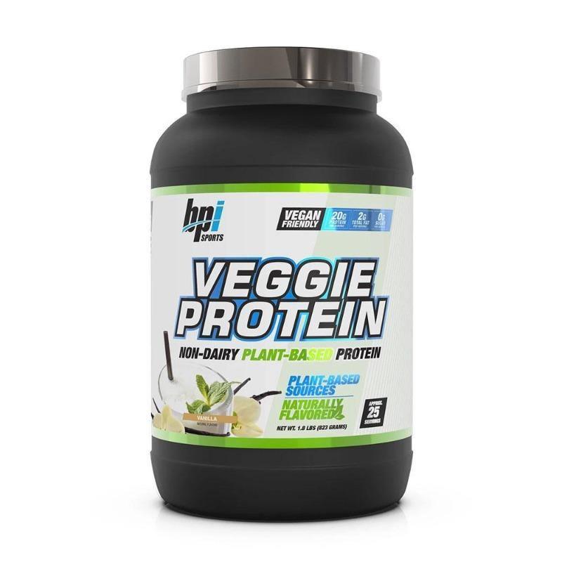 Bpi sports veggie protein 25 serving vegan protein vanilla