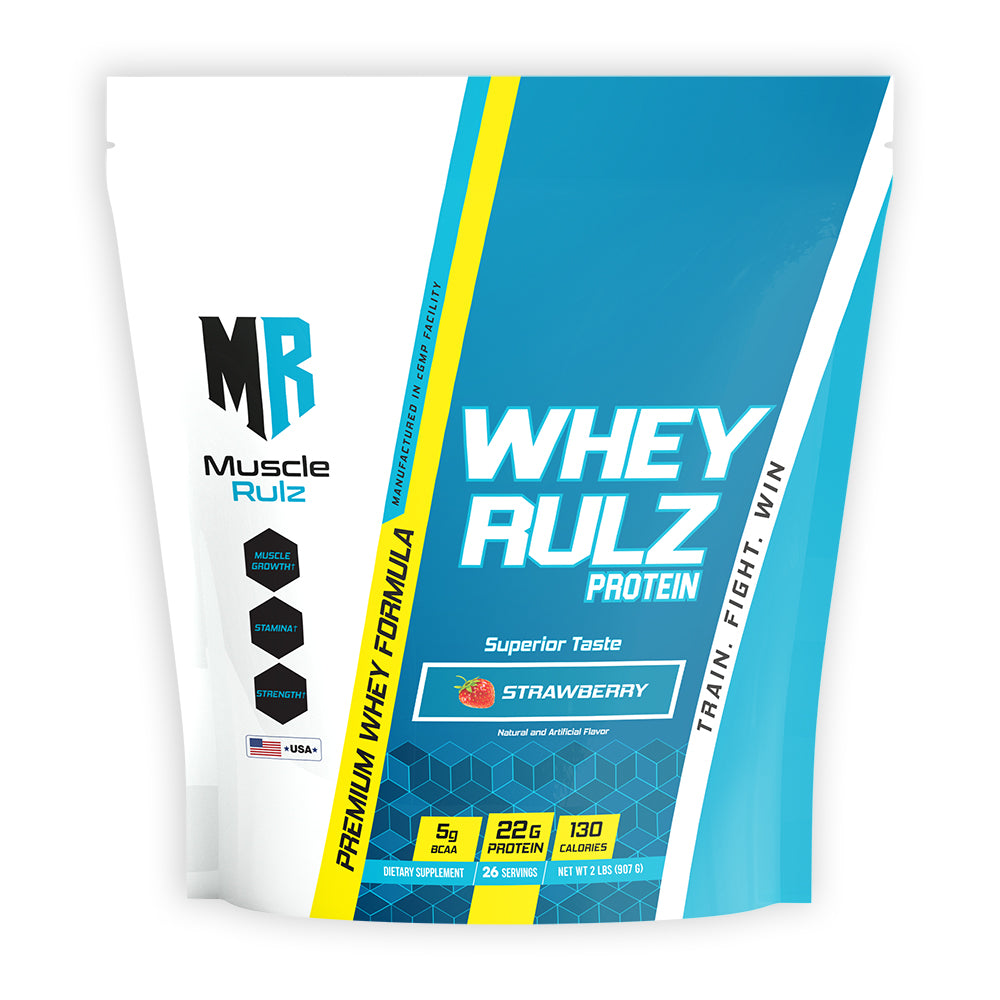 Muscle Rulz Whey Rulz Protein 2lbs Whey Protein Bag