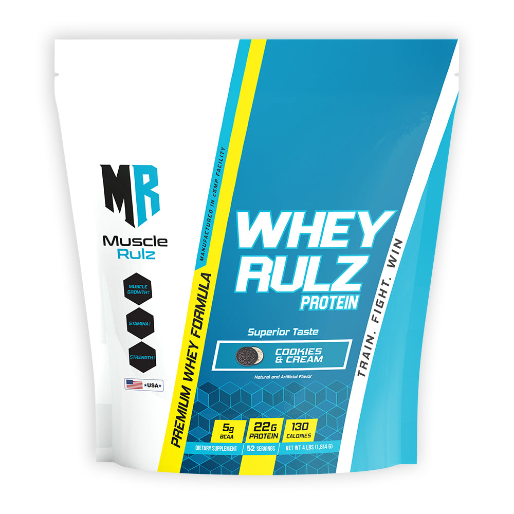 Muscle Rulz Whey Rulz Protein 4lbs Whey Protein Bag