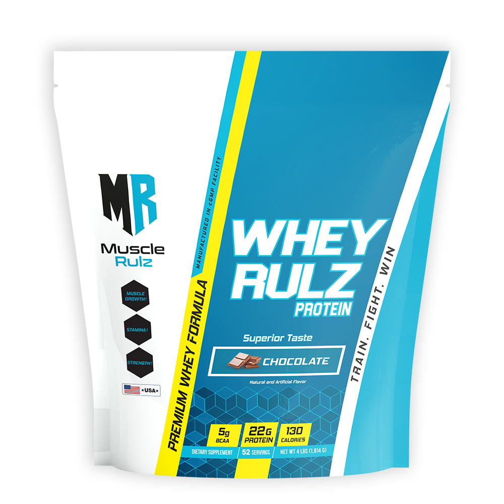 Muscle Rulz Whey Rulz Protein 4lbs Whey Protein Bag