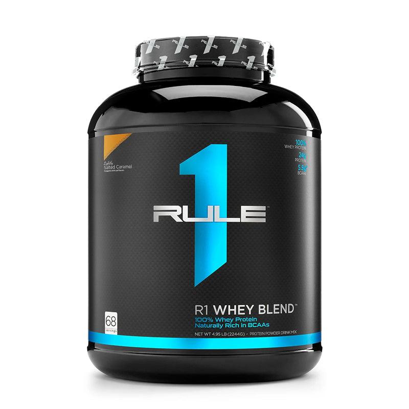 Ruleone R1 Whey Blend 100% Whey Protein 5lbs Light Salted Caramel