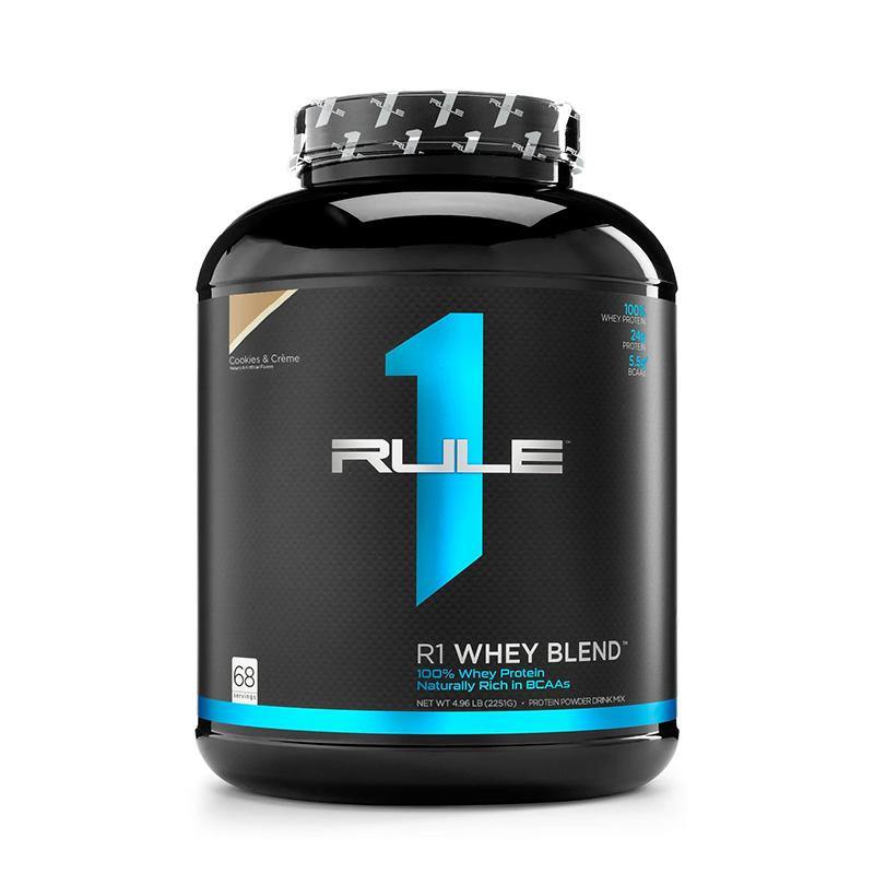 Ruleone R1 Whey Blend 100% Whey Protein 5lbs Cookies & Cream