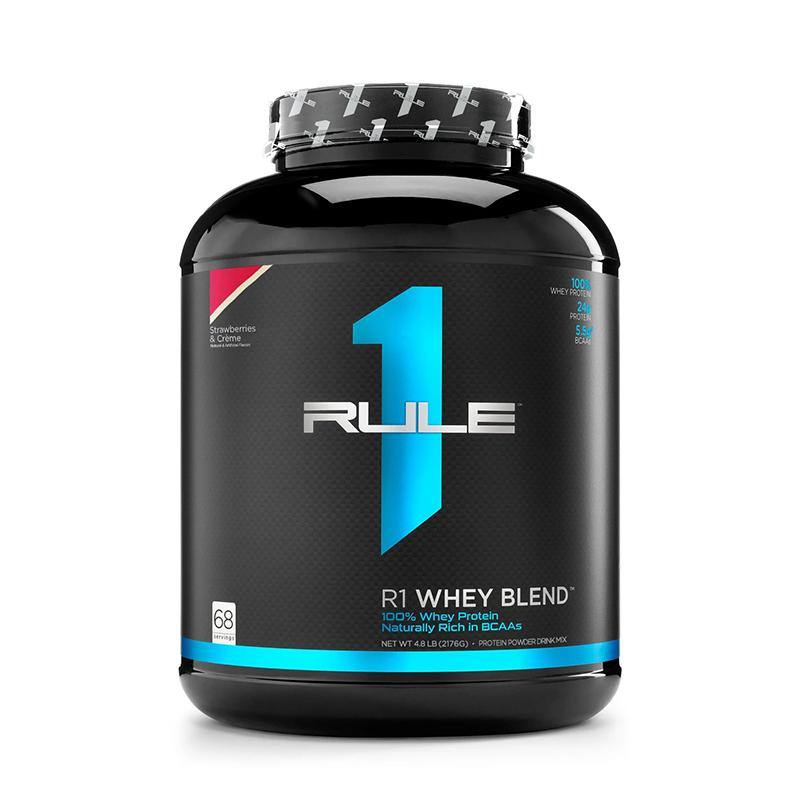 Ruleone R1 Whey Blend 100% Whey Protein 5lbs Strawberries Cream