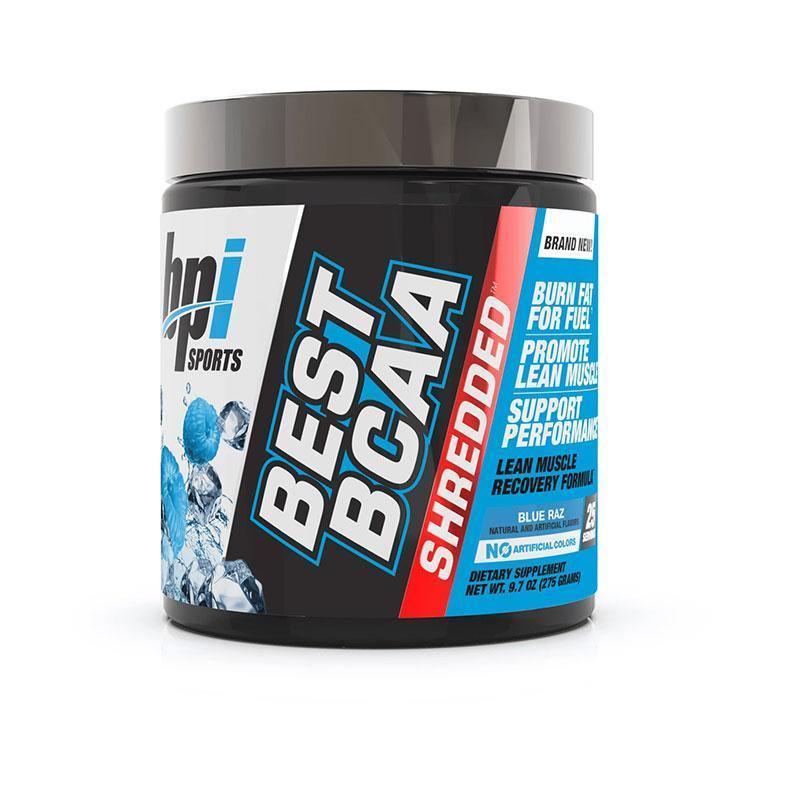 Bpi Sports Best BCAA Shredded 25 Servings amino acids Blue Razz