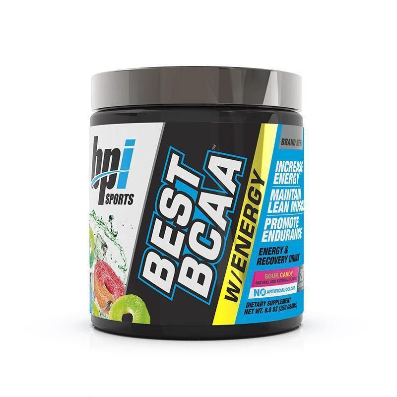 Bpi Sports Best BCAA W/Energy 25 Servings amino acids Sour Candy
