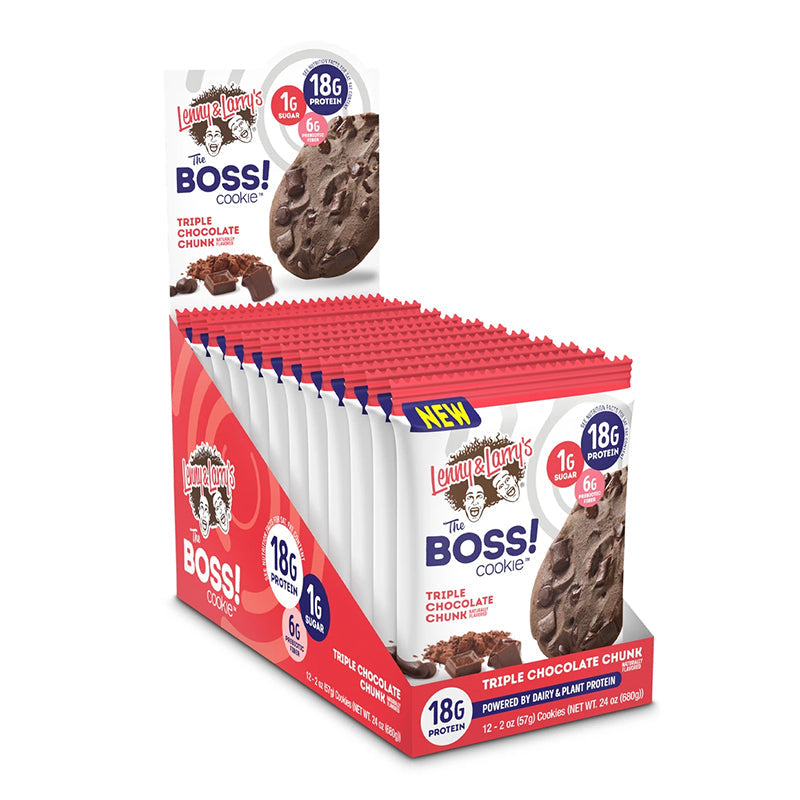 Lenny & Larry's The Boss! Cookies - Box of 12 Cookie Triple Chocolate Chunk