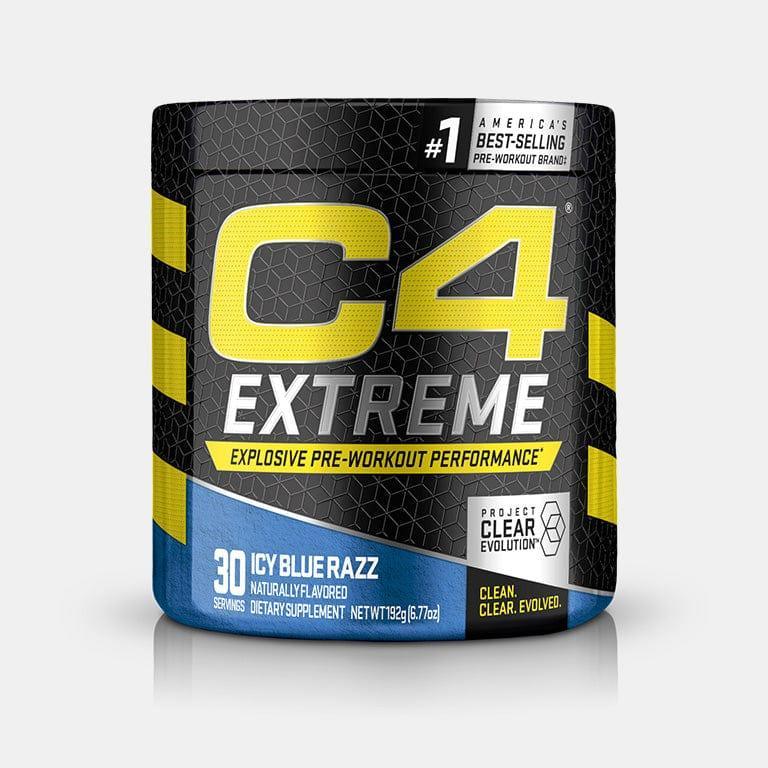Cellucor C4 Extreme Pre-Workout 30 Servings Icy Blue Razz