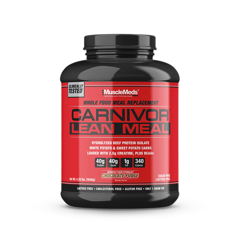 MuscleMeds Carnivor Lean Meal - Meal Replacement Chocolate Fudge