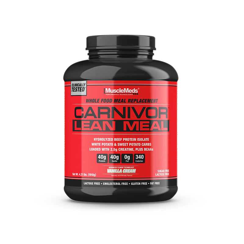 MuscleMeds Carnivor Lean Meal - Meal Replacement Vanilla Cream