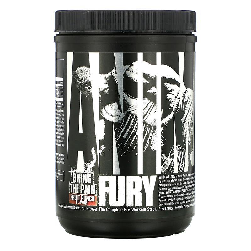 Animal Fury The Complete Pre-workout Stack By Universal Nutrition Fruit Punch