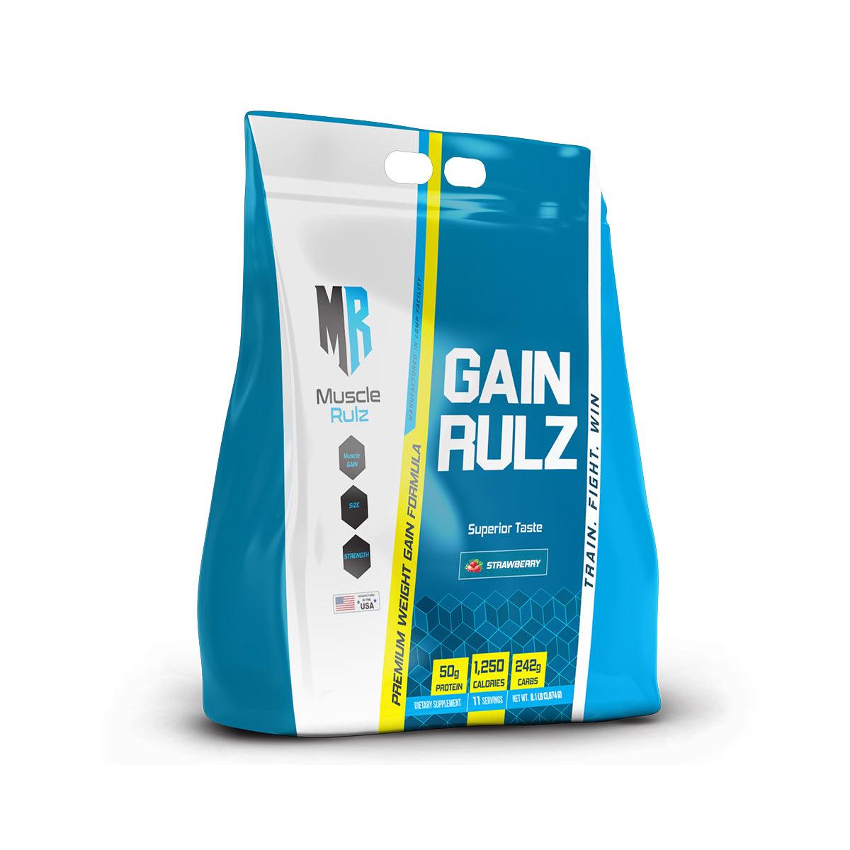 Muscle Rulz Gain Rulz 8.1lbs Weight Gainer Vanilla