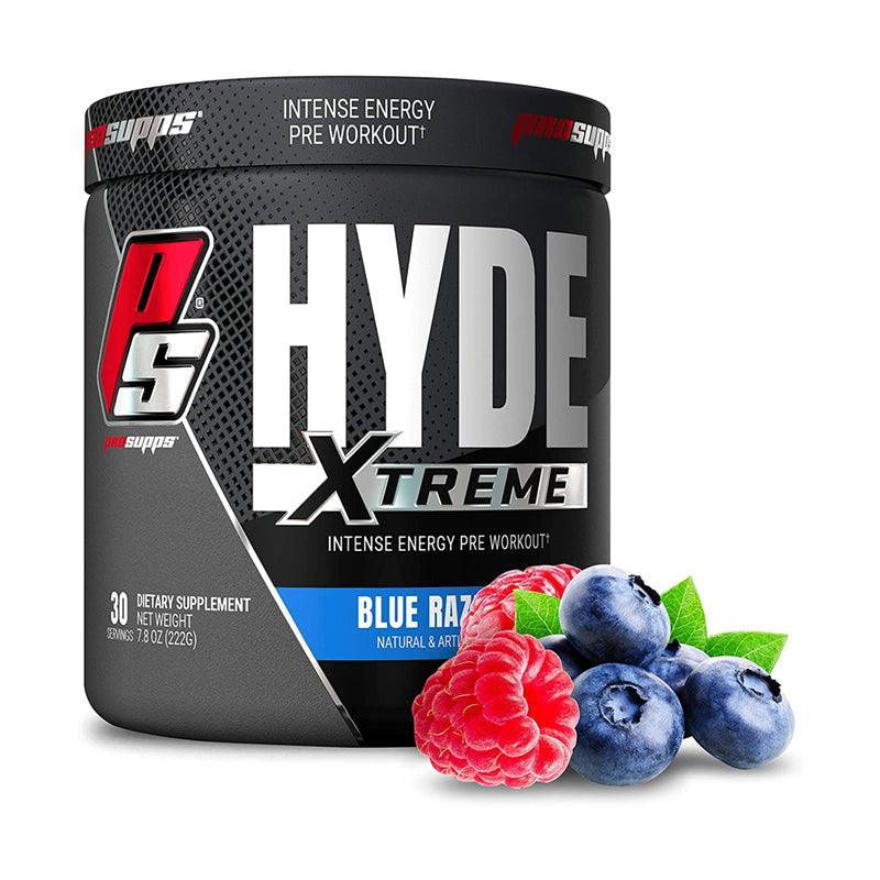 Prosupps Hyde Xtreme Intense Energy Pre-workout 30 Servings Blue Razz Blitz