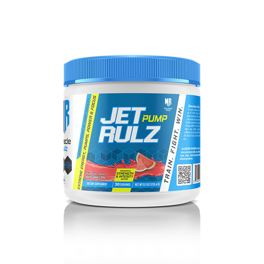 Muscle Rulz Jet Rulz Pump stim-free pre-workout watermelon