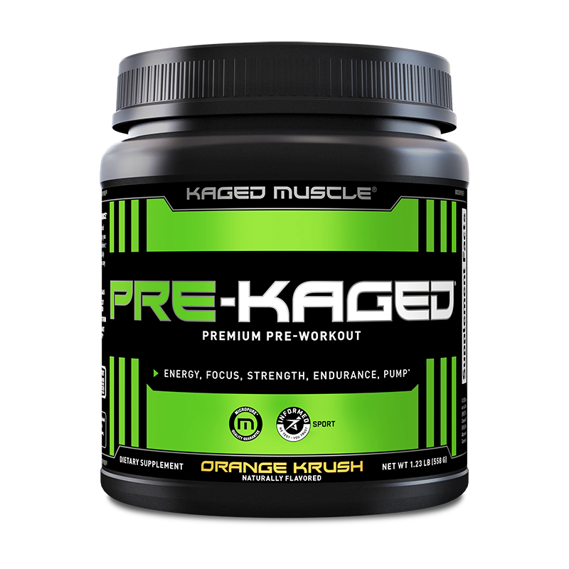 Kaged Muscle Pre-Kaged Fully Disclosed Pre-Workout Orange Krush