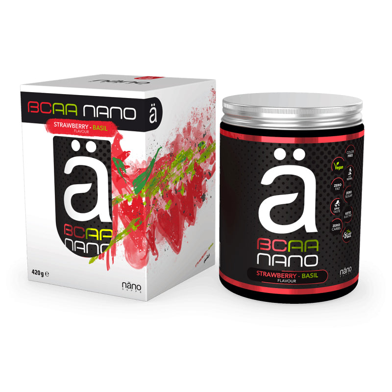 Nanosupps BCAA Nano 420 Gram Strawberry Basil