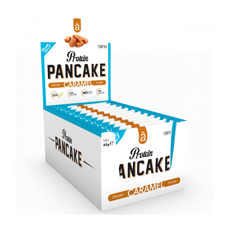 Nanosupps Protein Pancake Pack of 12 Pancake Creamy Caramel
