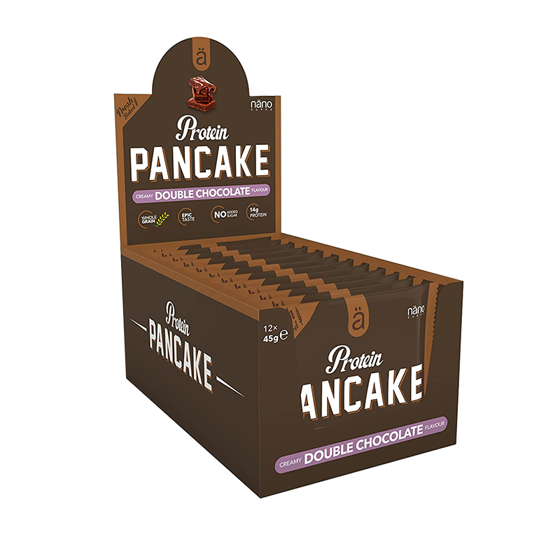Nanosupps Protein Pancake Pack of 12 Pancake Double Chocolate