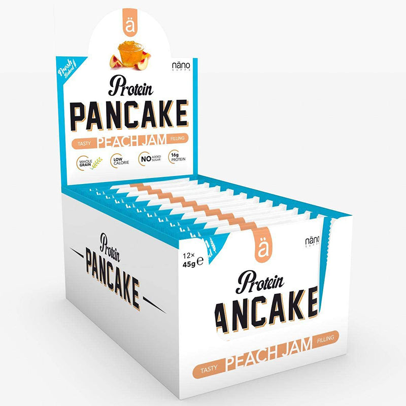 Nanosupps Protein Pancake Pack of 12 Pancake Peach Jam