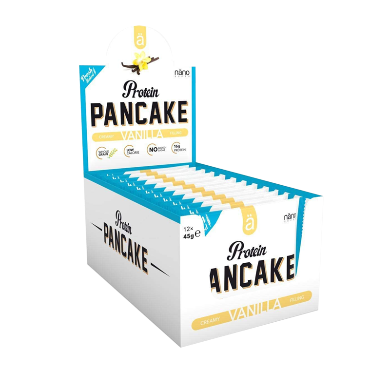 Nanosupps Protein Pancake Pack of 12 Pancake Vanilla