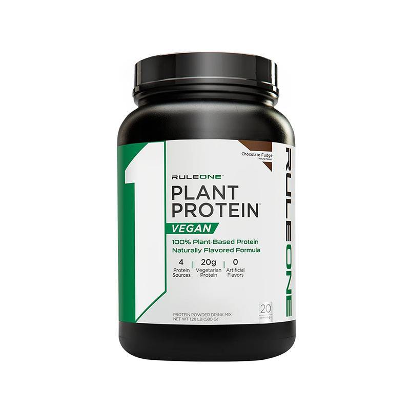 Ruleone Plant Protein Vegan 100% Plant Based Protein 20 Servings Chocolate Fudge
