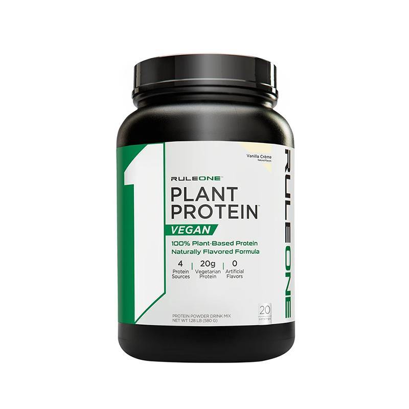 Ruleone Plant Protein Vegan 100% Plant Based Protein 20 Servings Vanilla Cream